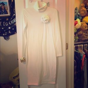 Turtle neck Midi Dress